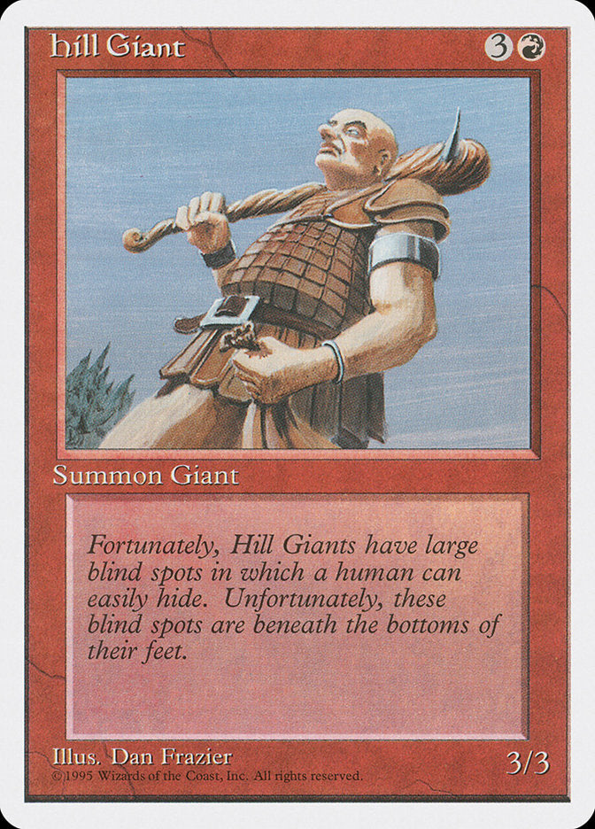 Hill Giant [Fourth Edition] - Magic: The Gathering - Card Brawlers | Quebec | Canada |