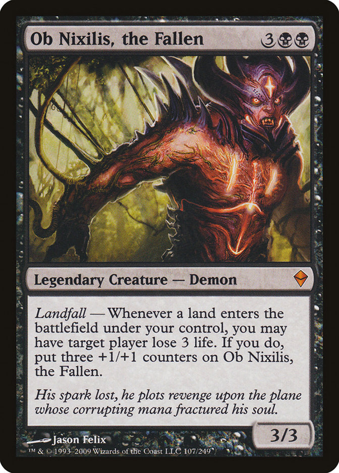 Ob Nixilis, the Fallen [Zendikar] - Magic: The Gathering - Card Brawlers | Quebec | Canada |