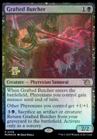Grafted Butcher [March of the Machine Prerelease Promos] - Magic: The Gathering - Card Brawlers | Quebec | Canada |
