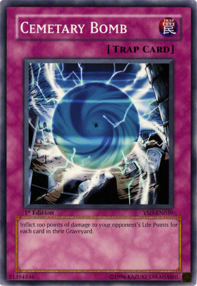 Cemetary Bomb [YSD-EN039] Common - Yu-Gi-Oh! - Card Brawlers | Quebec | Canada |
