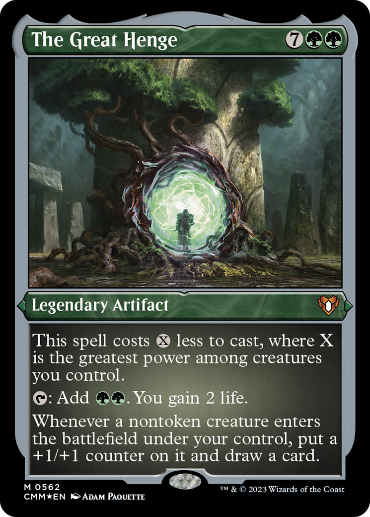 The Great Henge (Foil Etched) [Commander Masters] - Magic: The Gathering - Card Brawlers | Quebec | Canada |