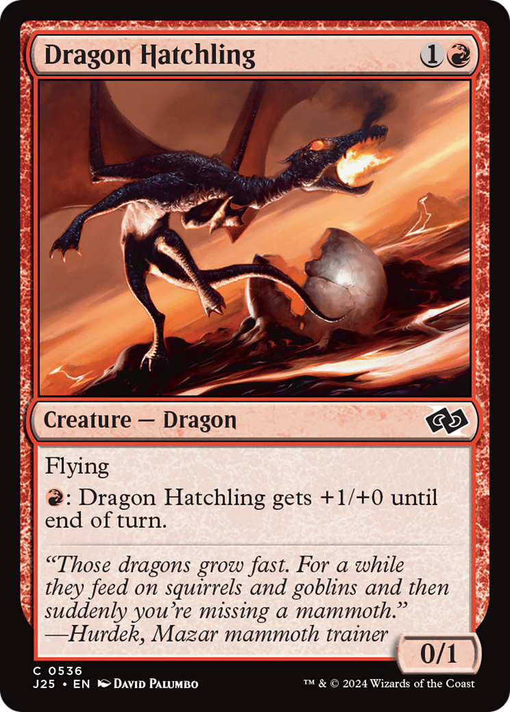 Dragon Hatchling [Foundations Jumpstart] - Magic: The Gathering - Card Brawlers | Quebec | Canada |