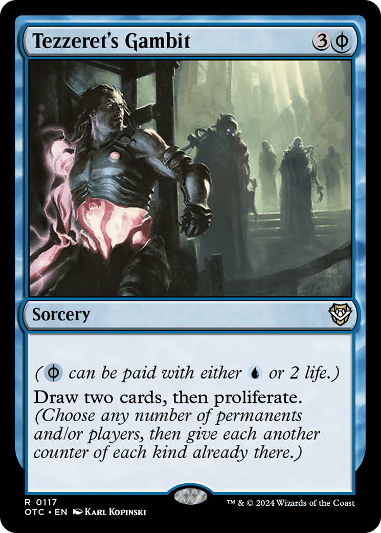 Tezzeret's Gambit [Outlaws of Thunder Junction Commander] - Magic: The Gathering - Card Brawlers | Quebec | Canada |
