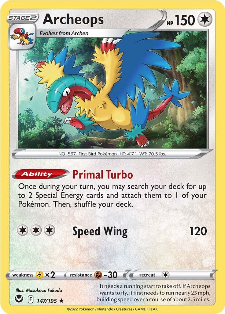 Archeops (147/195) [Sword & Shield: Silver Tempest] - Pokémon - Card Brawlers | Quebec | Canada |