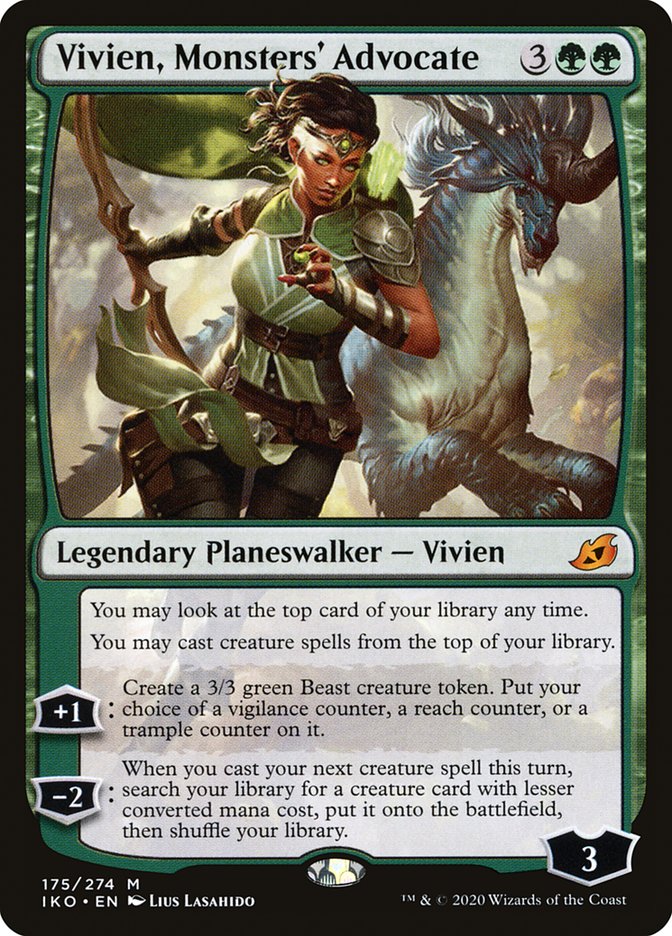 Vivien, Monsters' Advocate [Ikoria: Lair of Behemoths] - Magic: The Gathering - Card Brawlers | Quebec | Canada |