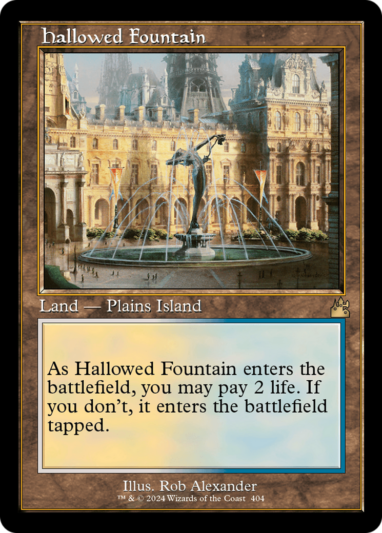 Hallowed Fountain (Retro) [Ravnica Remastered] - Magic: The Gathering - Card Brawlers | Quebec | Canada |