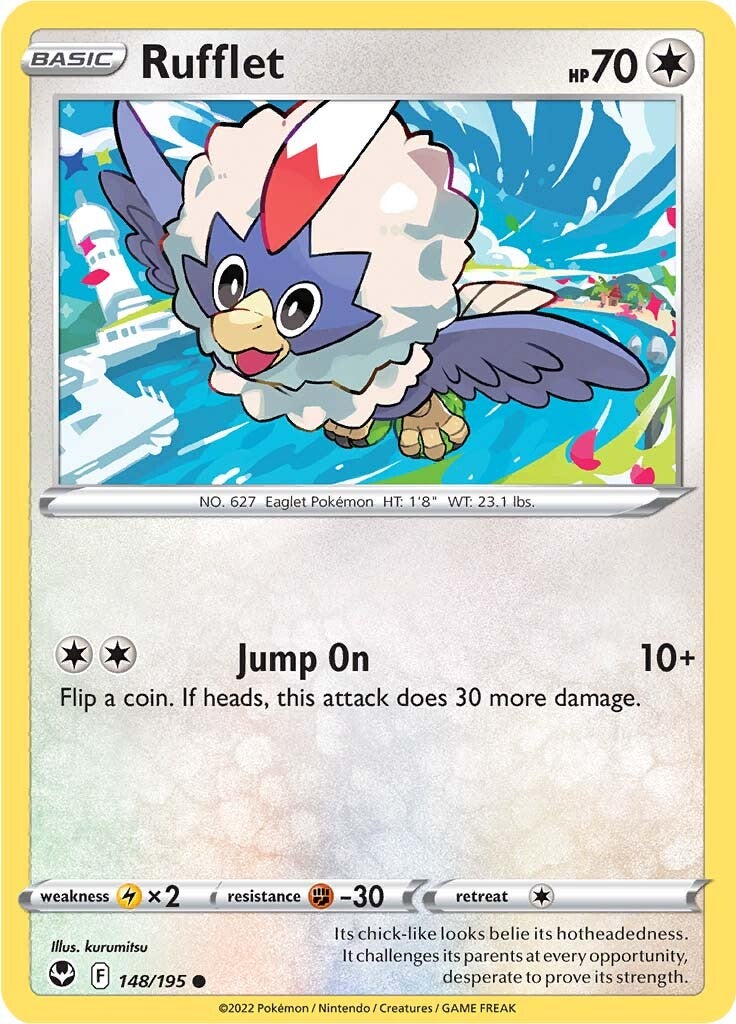 Rufflet (148/195) [Sword & Shield: Silver Tempest] - Pokémon - Card Brawlers | Quebec | Canada |