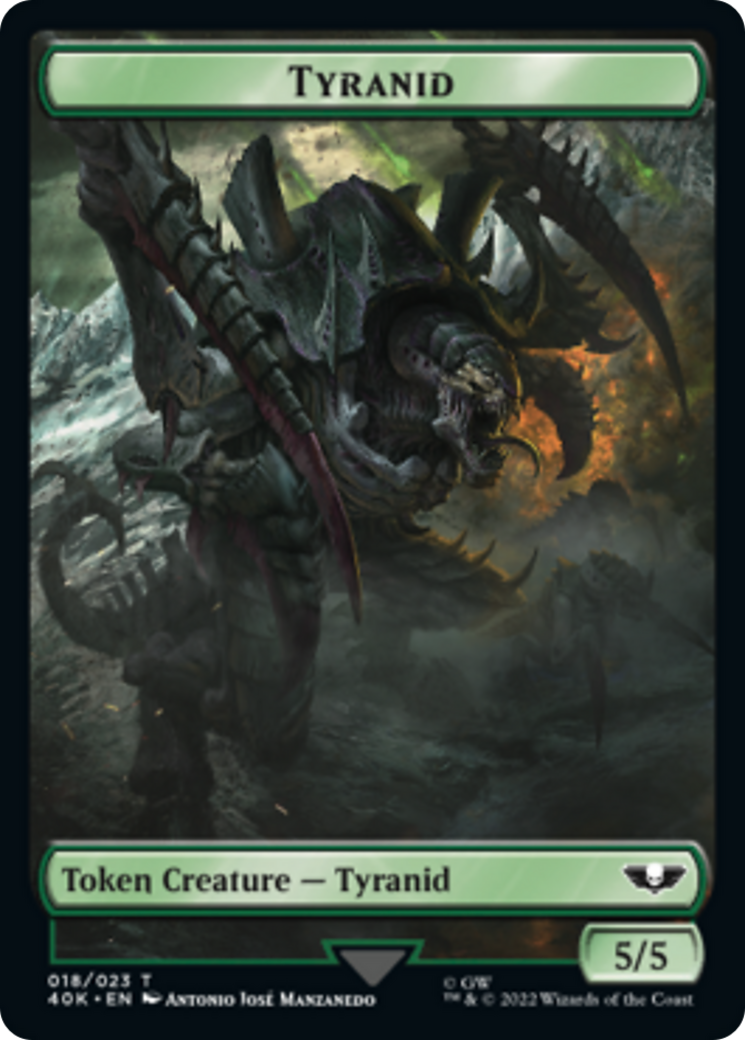 Tyranid (17) // Tyranid (18) Double-Sided Token [Warhammer 40,000 Tokens] - Magic: The Gathering - Card Brawlers | Quebec | Canada |