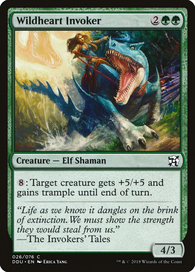 Wildheart Invoker [Duel Decks: Elves vs. Inventors] - Magic: The Gathering - Card Brawlers | Quebec | Canada |