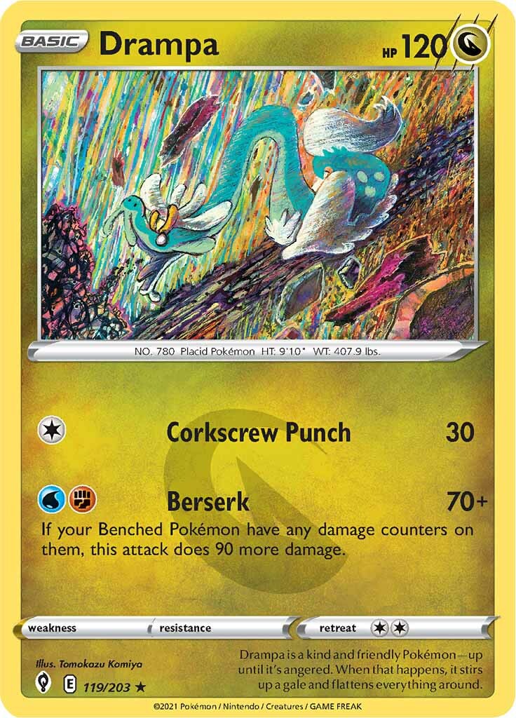 Drampa (119/203) [Sword & Shield: Evolving Skies] - Pokémon - Card Brawlers | Quebec | Canada |