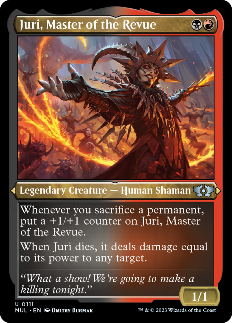 Juri, Master of the Revue (Foil Etched) [Multiverse Legends] - Magic: The Gathering - Card Brawlers | Quebec | Canada |