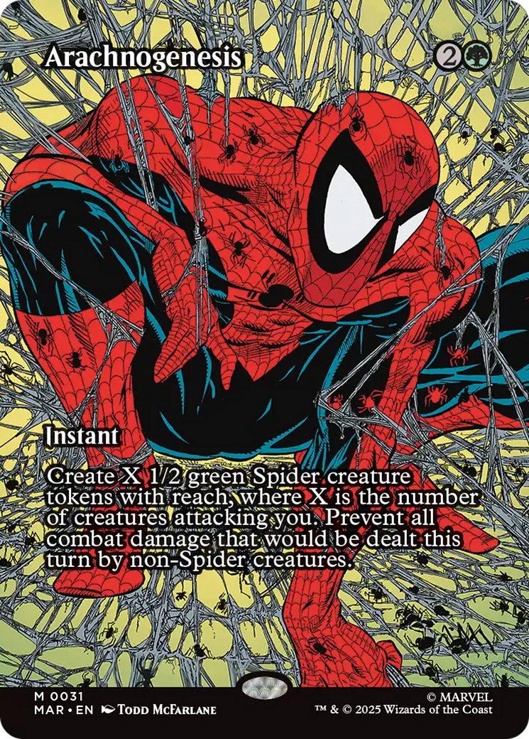 Arachnogenesis (Borderless) [Marvel Universe: Eternal-Legal] - Magic: The Gathering - Card Brawlers | Quebec | Canada |