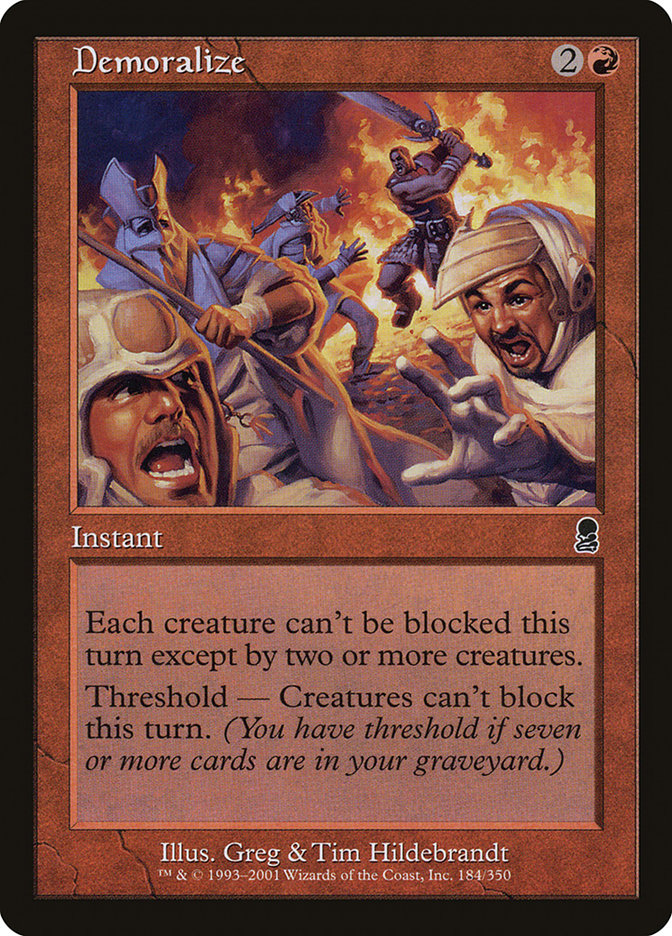 Demoralize [Odyssey] - Magic: The Gathering - Card Brawlers | Quebec | Canada |