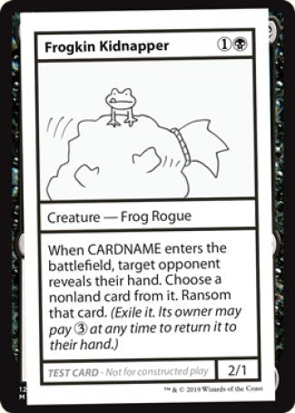 Frogkin Kidnapper (2021 Edition) [Mystery Booster Playtest Cards] - Magic: The Gathering - Card Brawlers | Quebec | Canada |