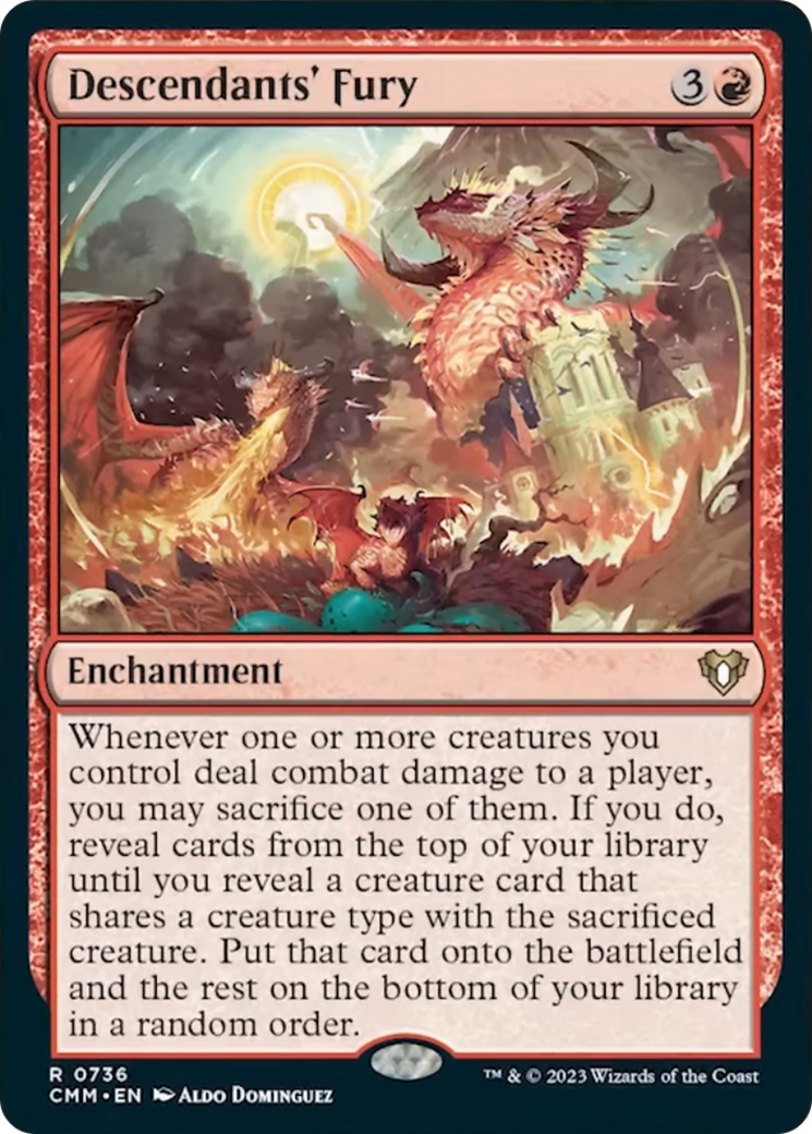 Descendants' Fury [Commander Masters] - Magic: The Gathering - Card Brawlers | Quebec | Canada |