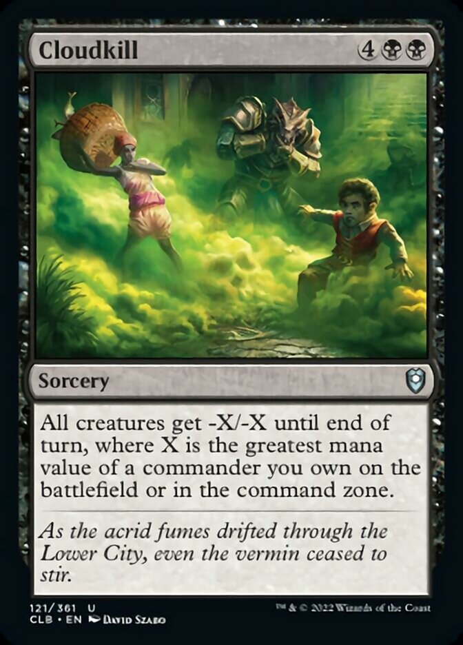 Cloudkill [Commander Legends: Battle for Baldur's Gate] - Magic: The Gathering - Card Brawlers | Quebec | Canada |