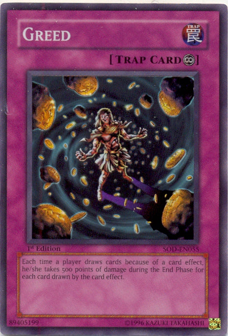 Greed [SOD-EN055] Super Rare - Yu-Gi-Oh! - Card Brawlers | Quebec | Canada |