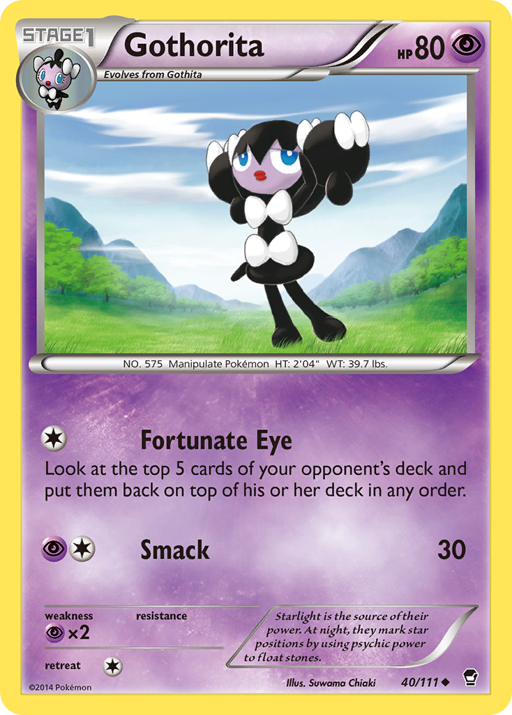 Gothorita (40/111) [XY: Furious Fists] - Pokémon - Card Brawlers | Quebec | Canada |
