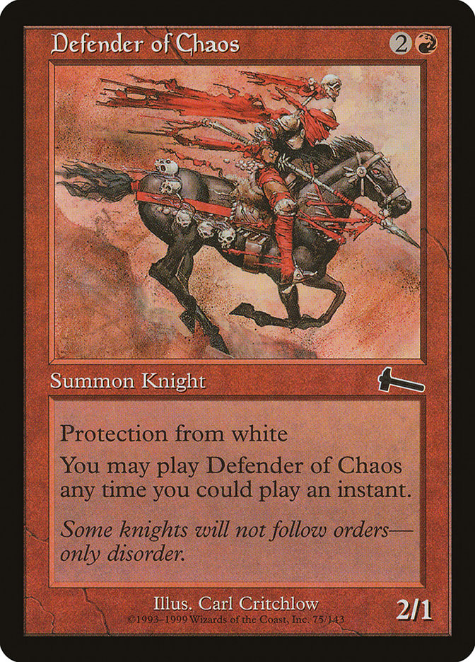 Defender of Chaos [Urza's Legacy] - Magic: The Gathering - Card Brawlers | Quebec | Canada |