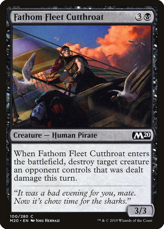 Fathom Fleet Cutthroat [Core Set 2020] - Magic: The Gathering - Card Brawlers | Quebec | Canada |