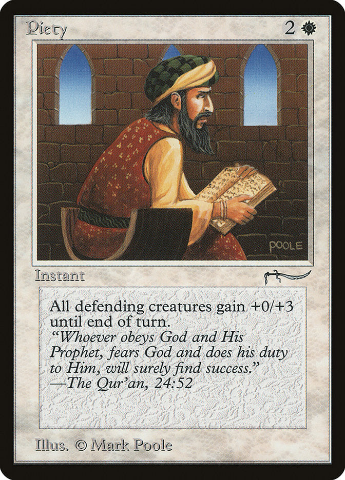 Piety (Light Mana Cost) [Arabian Nights] - Magic: The Gathering - Card Brawlers | Quebec | Canada |