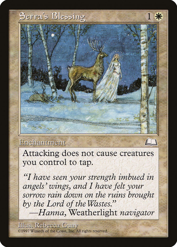 Serra's Blessing [Weatherlight] - Magic: The Gathering - Card Brawlers | Quebec | Canada |