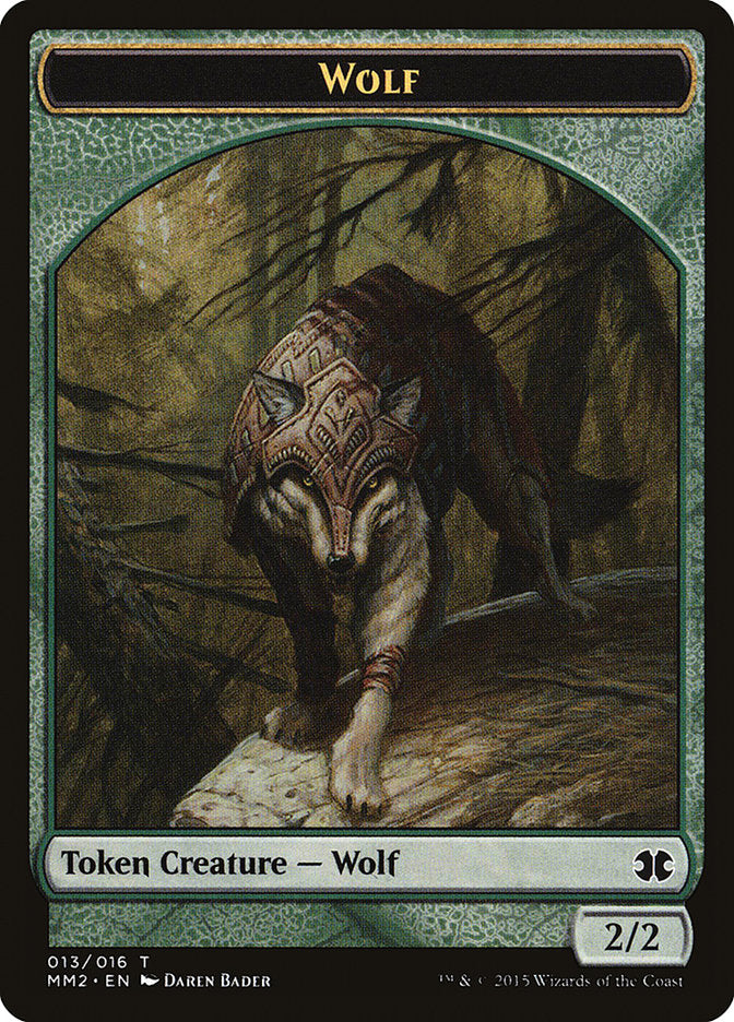 Wolf Token [Modern Masters 2015 Tokens] - Magic: The Gathering - Card Brawlers | Quebec | Canada |