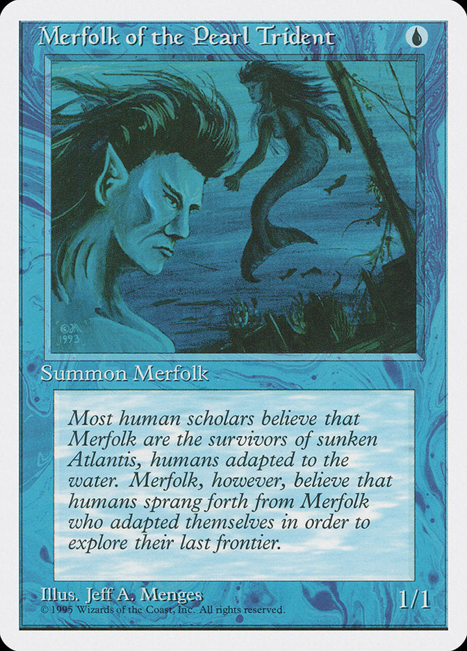 Merfolk of the Pearl Trident [Fourth Edition] - Magic: The Gathering - Card Brawlers | Quebec | Canada |