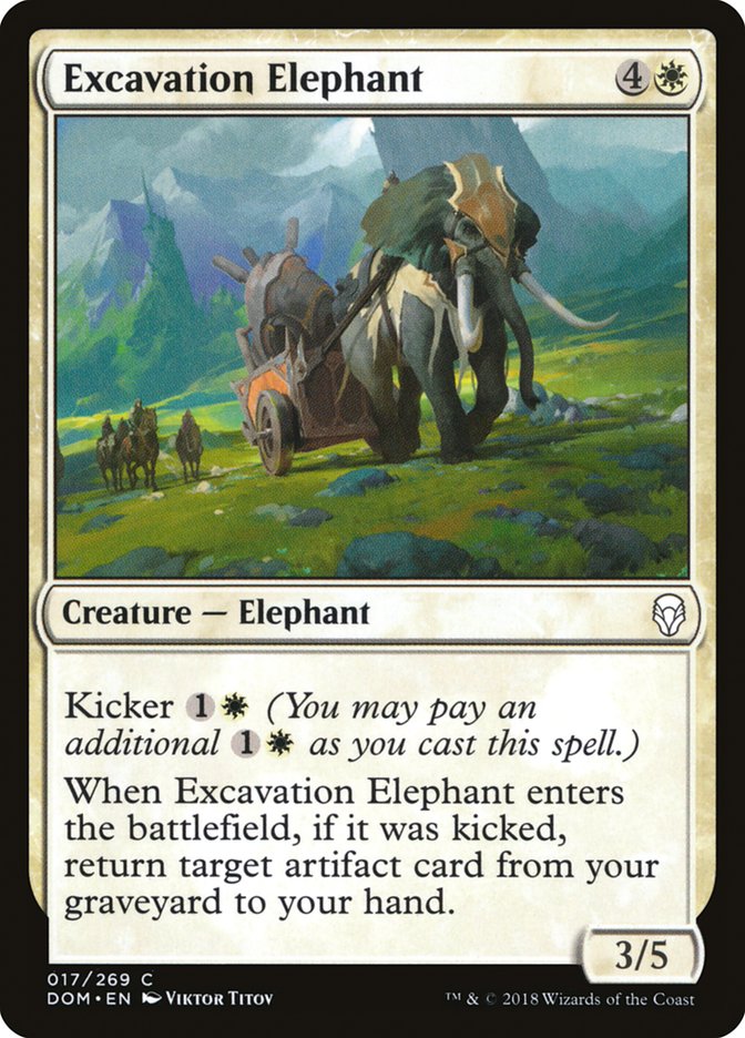 Excavation Elephant [Dominaria] - Magic: The Gathering - Card Brawlers | Quebec | Canada |