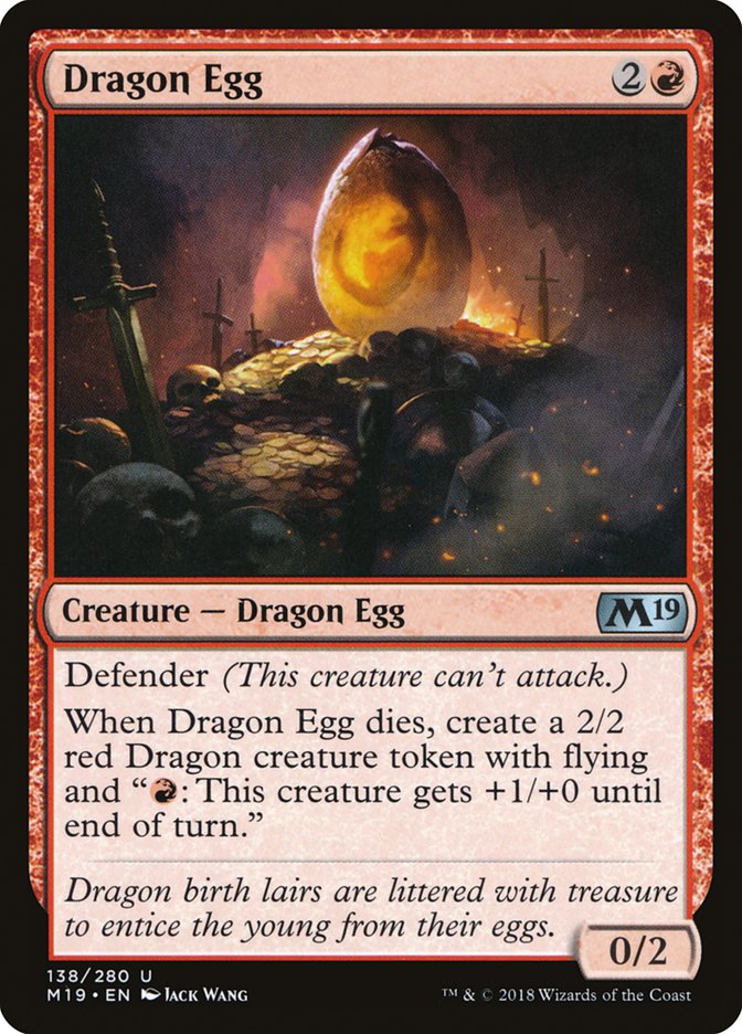Dragon Egg [Core Set 2019] - Magic: The Gathering - Card Brawlers | Quebec | Canada |