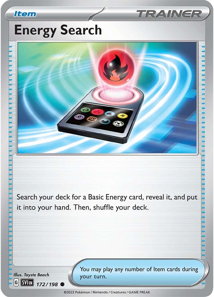 Energy Search (172/198) [Scarlet & Violet: Base Set] - Pokémon - Card Brawlers | Quebec | Canada |