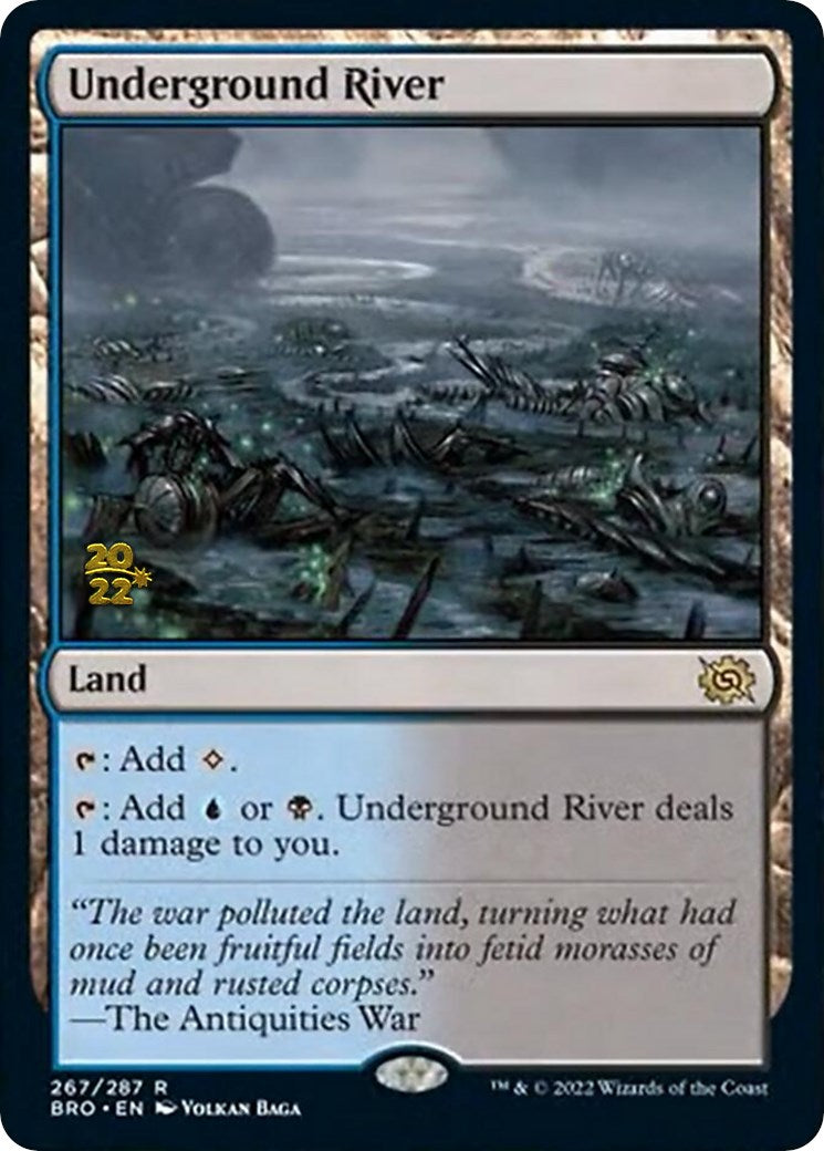 Underground River [The Brothers' War Prerelease Promos] - Magic: The Gathering - Card Brawlers | Quebec | Canada |
