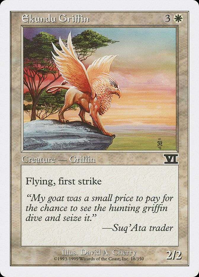 Ekundu Griffin [Classic Sixth Edition] - Magic: The Gathering - Card Brawlers | Quebec | Canada |