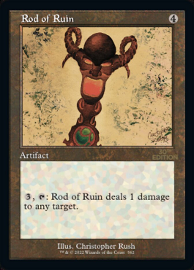 Rod of Ruin (Retro) [30th Anniversary Edition] - Magic: The Gathering - Card Brawlers | Quebec | Canada |