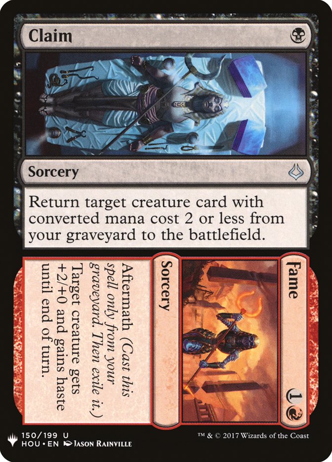 Claim // Fame [Mystery Booster] - Magic: The Gathering - Card Brawlers | Quebec | Canada |