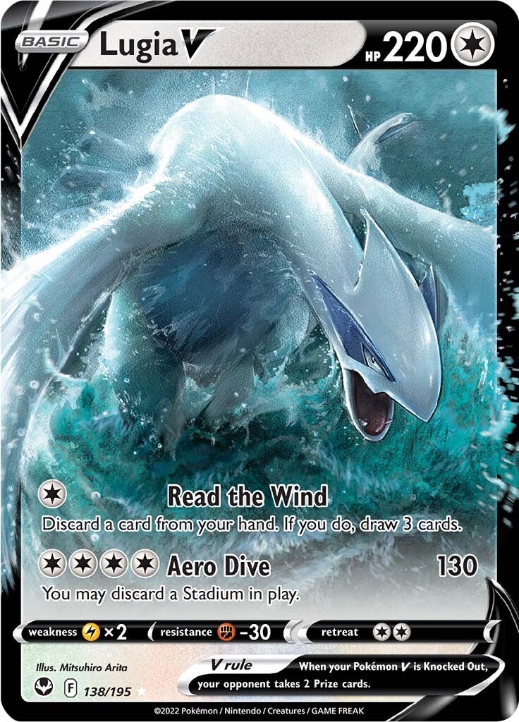 Lugia V (138/195) [Sword & Shield: Silver Tempest] - Pokémon - Card Brawlers | Quebec | Canada |