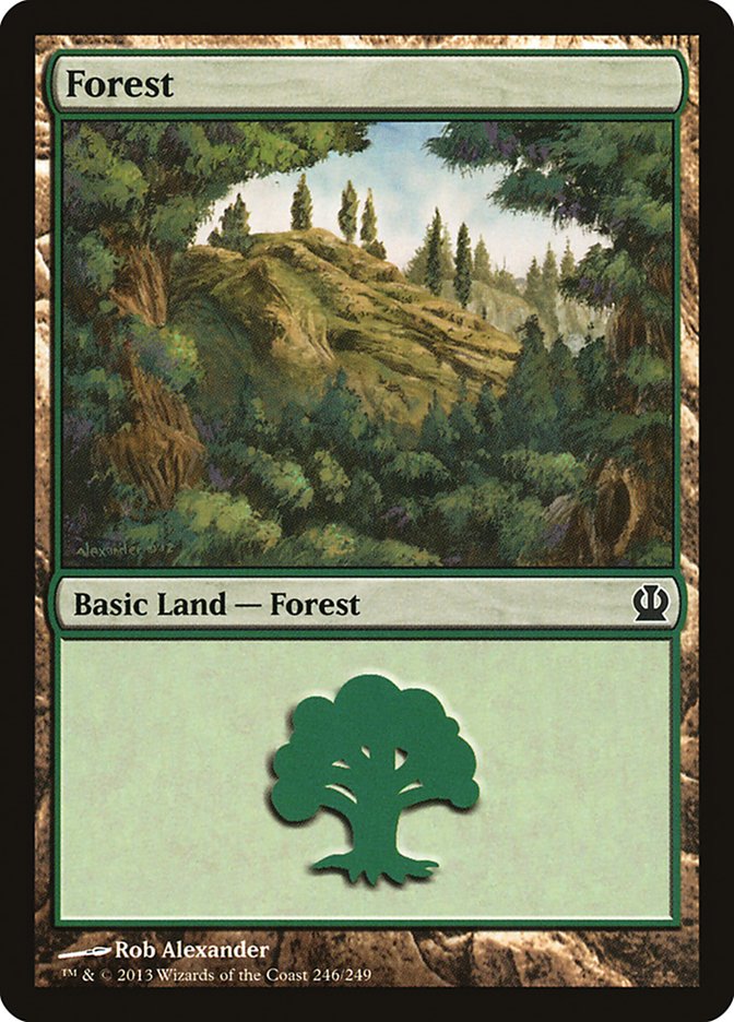 Forest (246) [Theros] - Magic: The Gathering - Card Brawlers | Quebec | Canada |