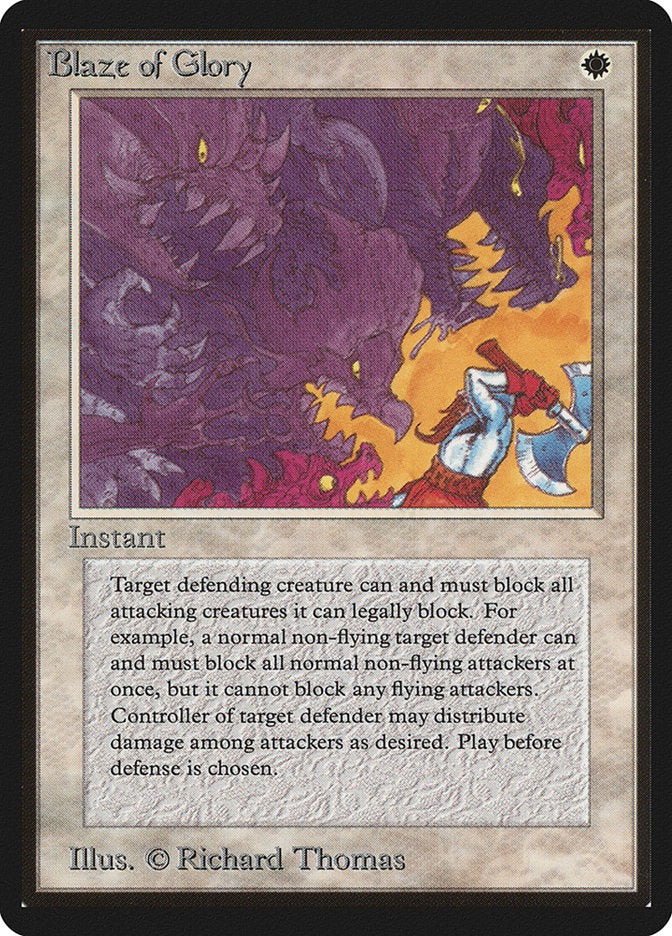 Blaze of Glory [Beta Edition] - Magic: The Gathering - Card Brawlers | Quebec | Canada |