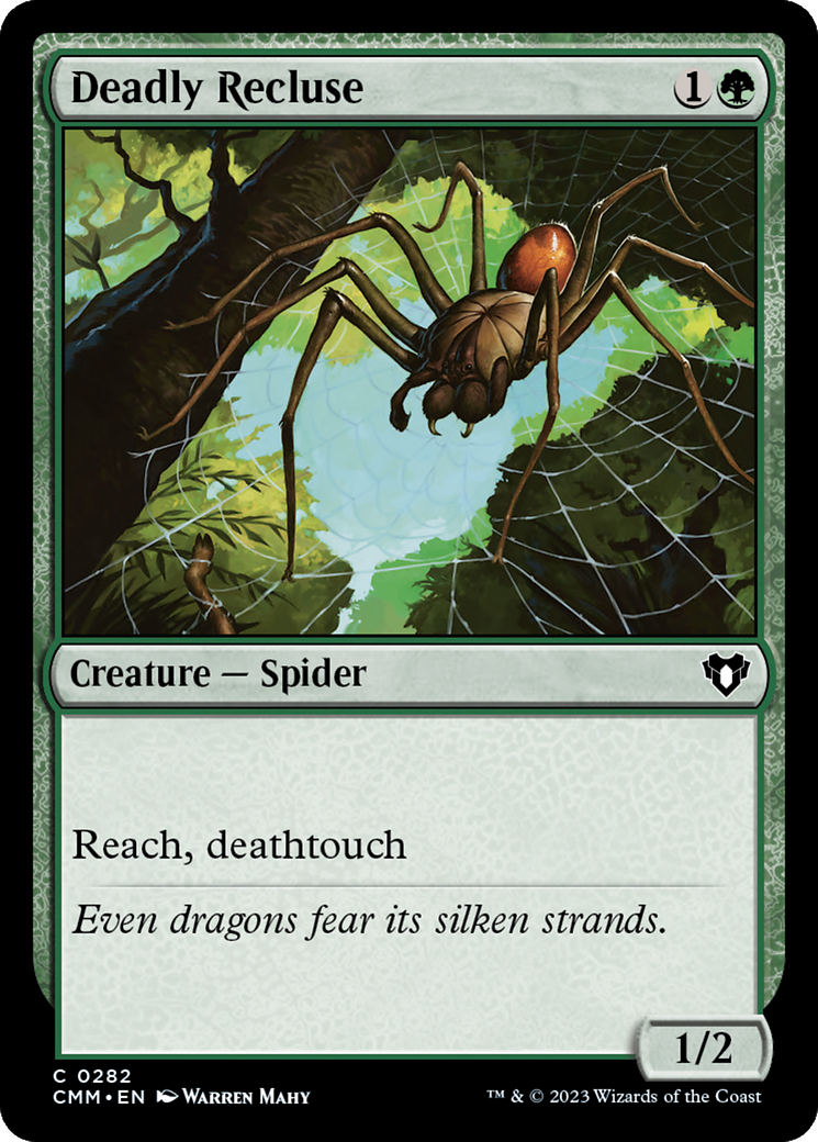 Deadly Recluse [Commander Masters] - Magic: The Gathering - Card Brawlers | Quebec | Canada |