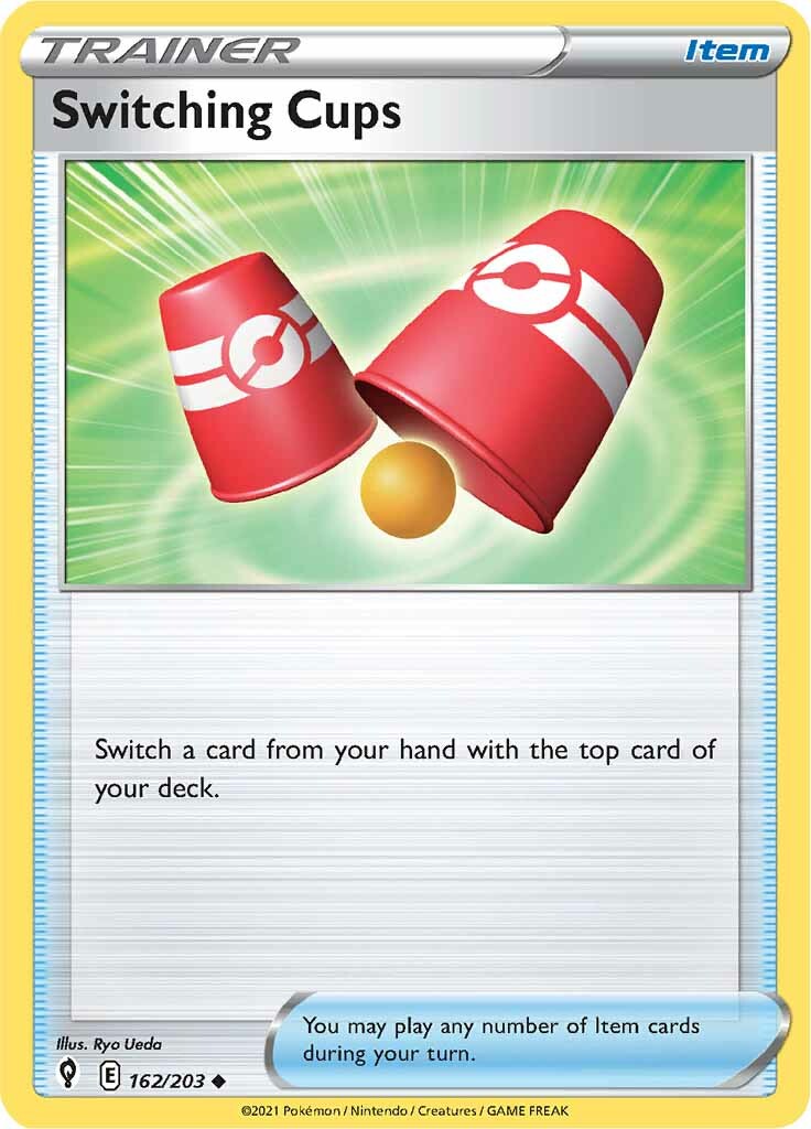 Switching Cups (162/203) [Sword & Shield: Evolving Skies] - Pokémon - Card Brawlers | Quebec | Canada |