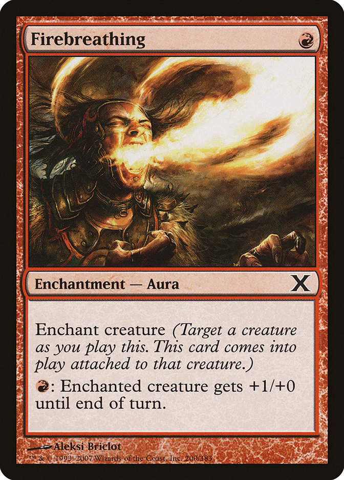 Firebreathing [Tenth Edition] - Magic: The Gathering - Card Brawlers | Quebec | Canada |