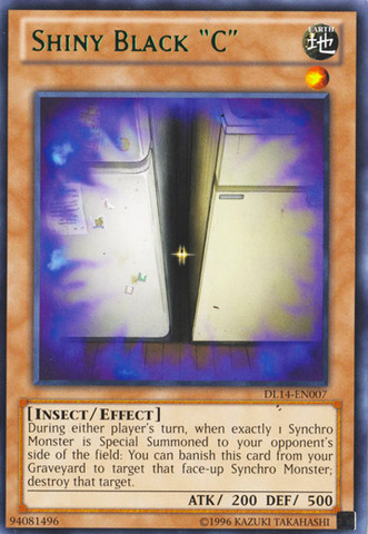 Shiny Black "C" (Green) [DL14-EN007] Rare - Yu-Gi-Oh! - Card Brawlers | Quebec | Canada |