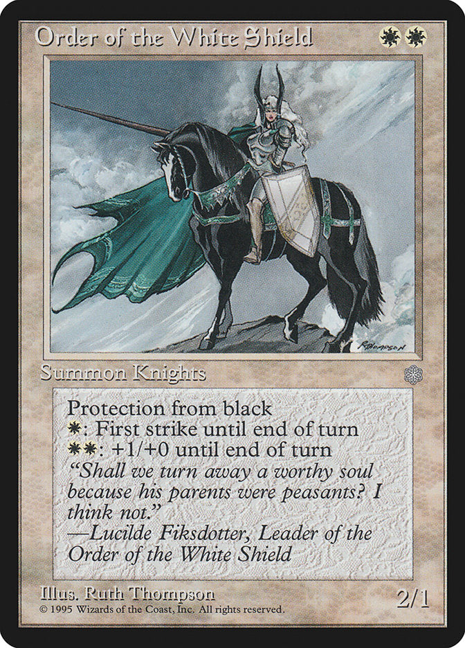 Order of the White Shield [Ice Age] - Magic: The Gathering - Card Brawlers | Quebec | Canada |
