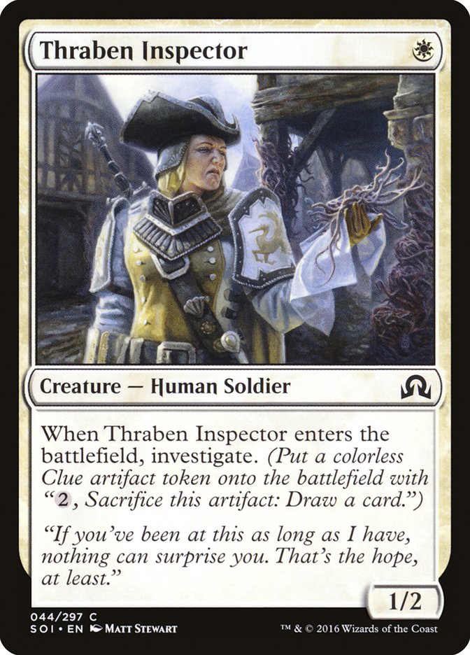 Thraben Inspector [Shadows over Innistrad] - Magic: The Gathering - Card Brawlers | Quebec | Canada |