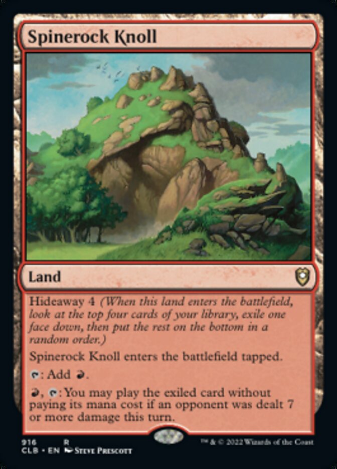 Spinerock Knoll [Commander Legends: Battle for Baldur's Gate] - Magic: The Gathering - Card Brawlers | Quebec | Canada |