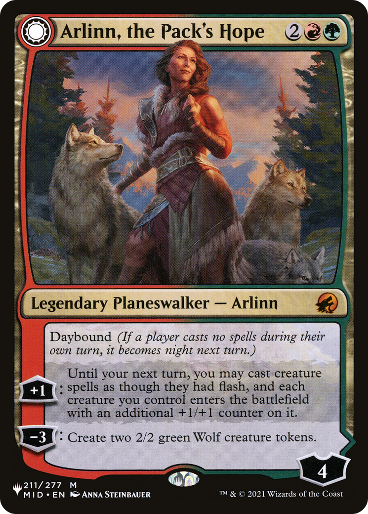Arlinn, the Pack's Hope // Arlinn, the Moon's Fury [Secret Lair: From Cute to Brute] - Magic: The Gathering - Card Brawlers | Quebec | Canada |