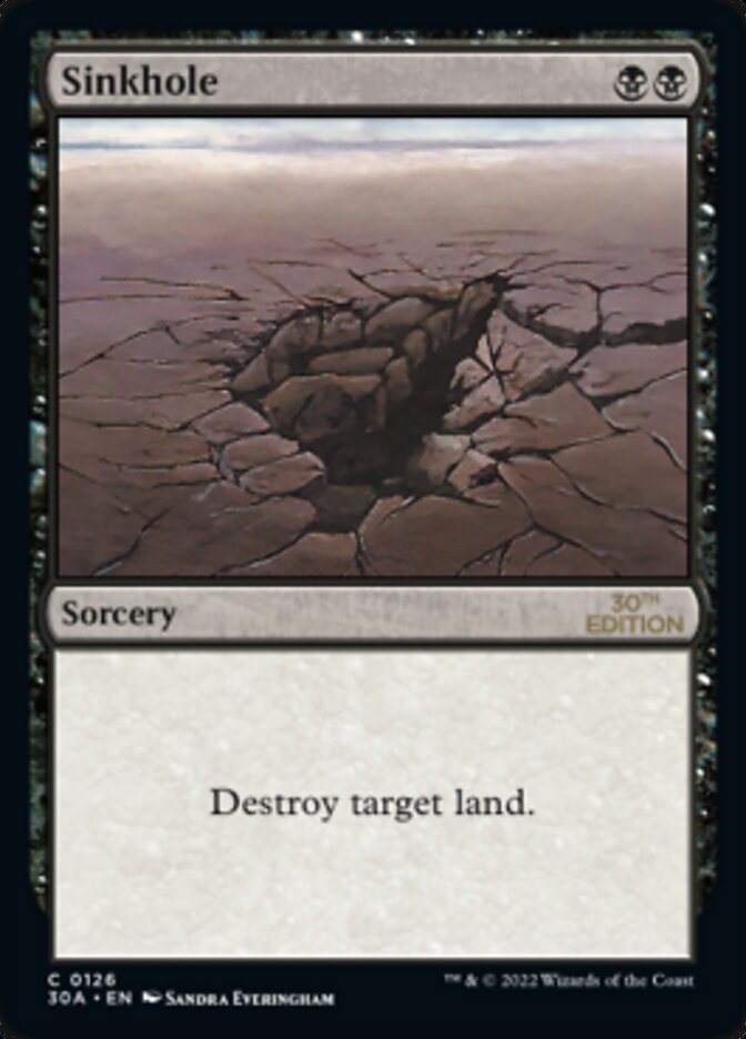 Sinkhole [30th Anniversary Edition] - Magic: The Gathering - Card Brawlers | Quebec | Canada |