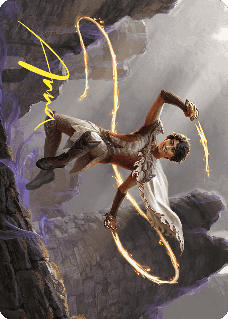 Kellan, the Fae-Blooded Art Card (Gold-Stamped Signature) [Wilds of Eldraine Art Series] - Magic: The Gathering - Card Brawlers | Quebec | Canada |