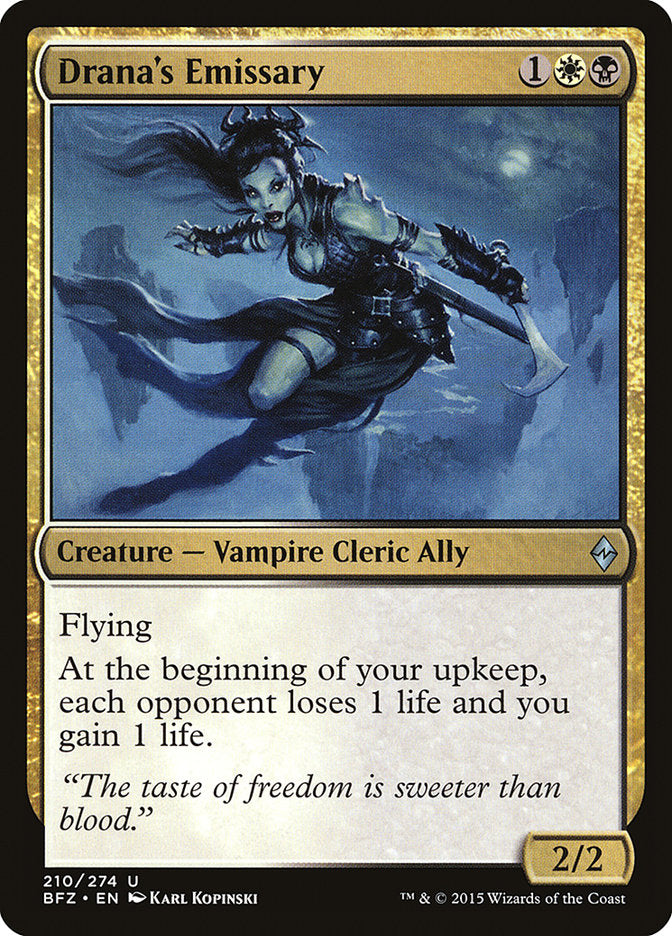 Drana's Emissary [Battle for Zendikar] - Magic: The Gathering - Card Brawlers | Quebec | Canada |