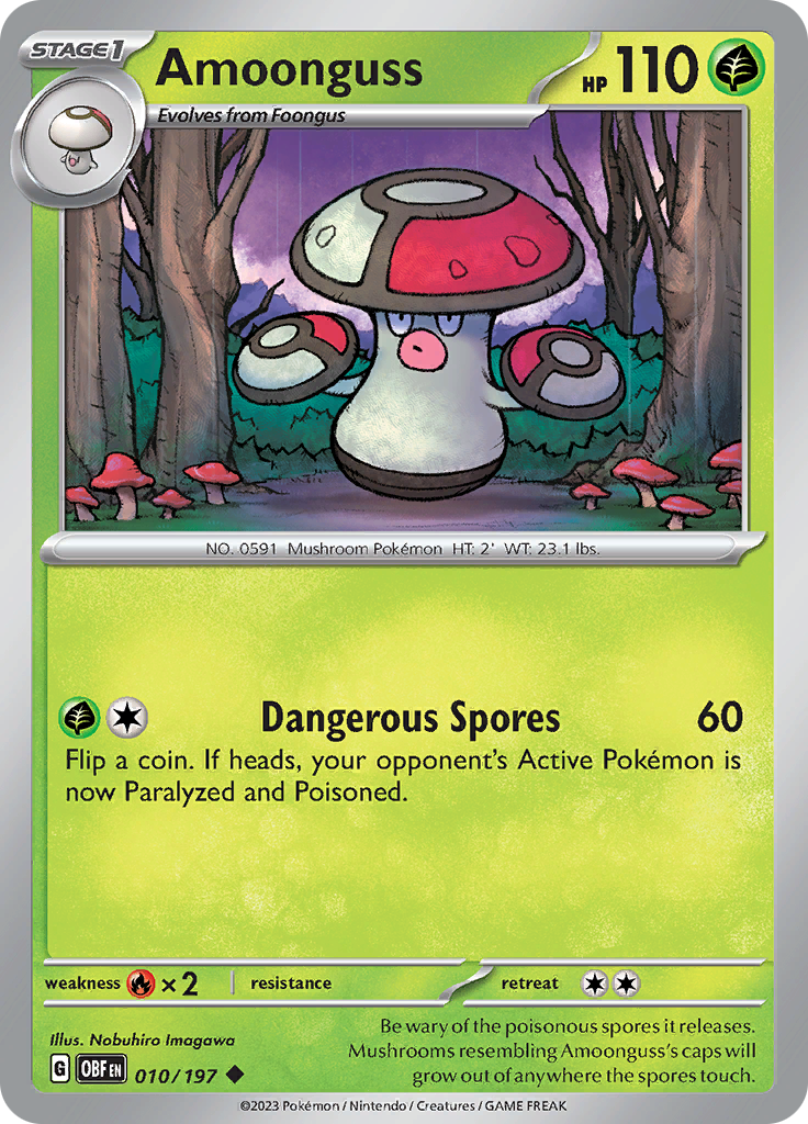 Amoonguss (010/197) [Scarlet & Violet: Obsidian Flames] - Pokémon - Card Brawlers | Quebec | Canada |